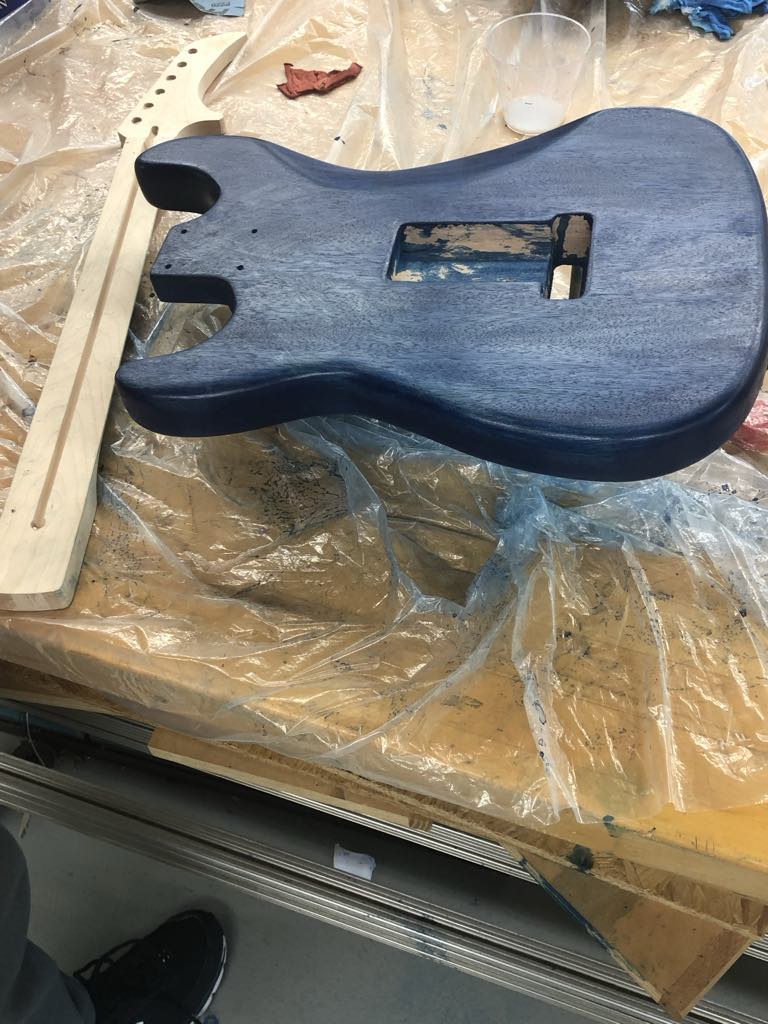 Electric Guitar Build - Headstock