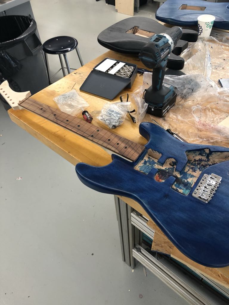 Electric Guitar Build - Fretboard